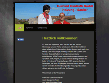 Tablet Screenshot of hardrath-gmbh.de